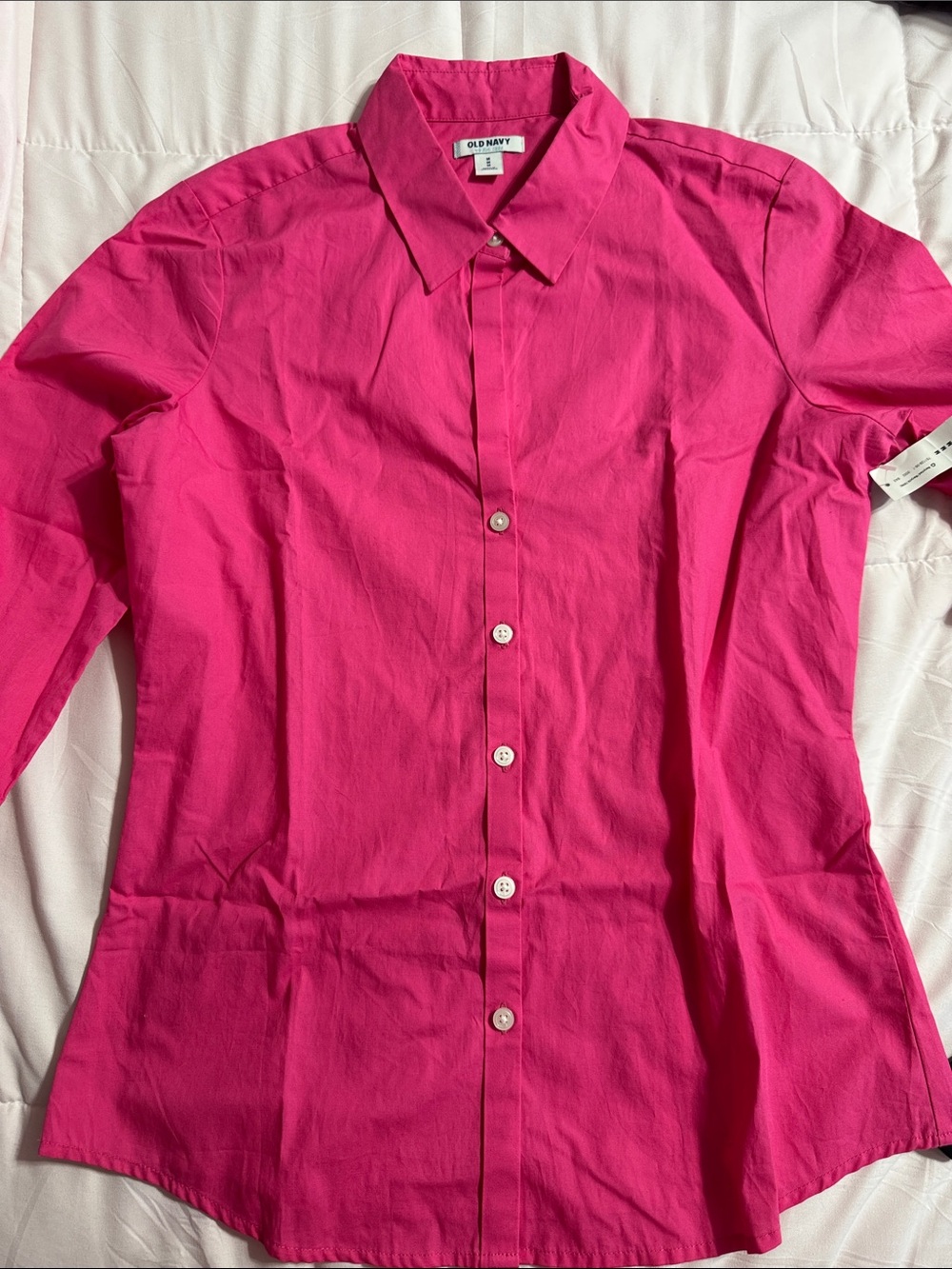 OLD NAVY Button Down Collared Blouse, Women’s M, Pink
